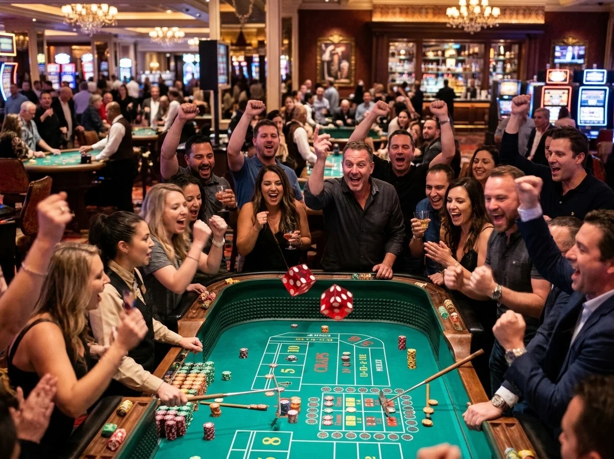 Craps bij WIld Royal